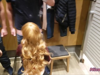 Changing Room Quickie Fuck – Real Public.