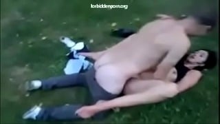 Drunk Pair Catched In A Park By Cockblocker