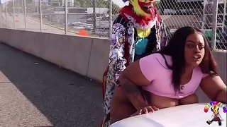 Gibby A Clown Fucks Juicy Shirt On Atlanta’s Most Famous Road