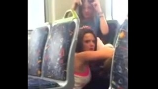Lesbians Catched In Public Bus