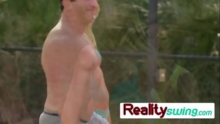 Outside Fun With Sexy & Lustful Swaping