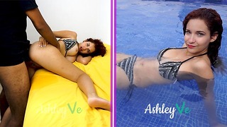 Coitus rugueux en maillot de bain bikini - Ashley Ve