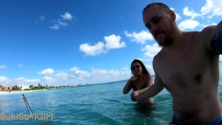Badezimmerficken auf den Bahamas