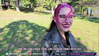 Sex Me in Park for Cumwalk – Outside Agent Pickup Russian Student to Real Outdoor Fuck Kissed Kitty