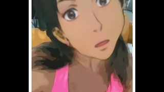 Anime Milf Aubrey Black Fucks Young Pool Man