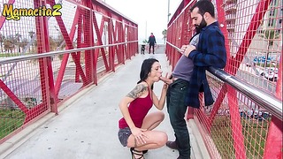 Mamacitaz – Exhibitionist Couple Risk to Receive Busted Having Sex in Public (alice Blues Miguel Zayas)