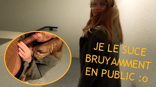 Amateur Fran Ais – Je Le Suce Bruyamment En Public Dans Les Escaliers De Notre B Timent