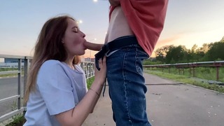 Fucked an 18-year-old Lovely Girl for Free on the Road