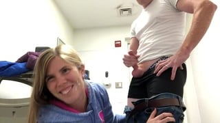 Chick Getting Fucked in a Public Bathroom -lisa Brooks