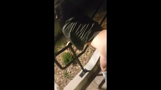 Hotandwetgirl Outside Coitus in the Park