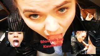 Ffentlicher Blowjob Und Cum Shot Im Kaufhaus Von Geilem Teen