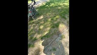 Public Masturbation in Yard Vagina