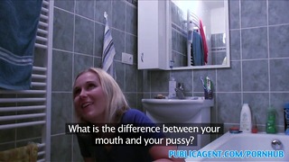 Publicagent Blonde Needs Sex on a Table