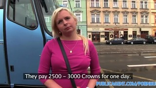 Publicagent Busty Blonde in Select Think Fucked in Disused Building