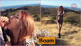 Une journée charmante pour prendre un Bj au sommet de la montagne dans le sud de l'Espagne - Mimi Boom