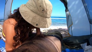 Almost Got Caught Fucking at the Beach