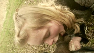 Blond Teen Gives Bbc A Oral Sex