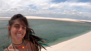 Dngerous Outside Scene at Lencois Maranhenses-br