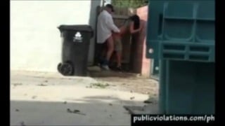 Dumpster Diving Voyeur Big Tits amateur Outdoors Lunatic Sclip Blowjob Homemade Darkhair Outside Publicviolations