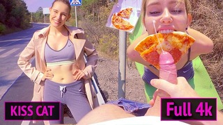 Public Agent Pickup 18 Babe for Pizza Outside Sex and Messy Blowjob 4k Kissed Kitten