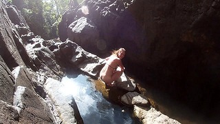 Public! – Almost Getting Caught Fucking Next to Waterfall