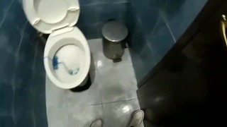 Risky Public Teen Masturbation in Public Bus & toalet