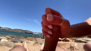 Fuck on the Beach With an 18-year-old Girl