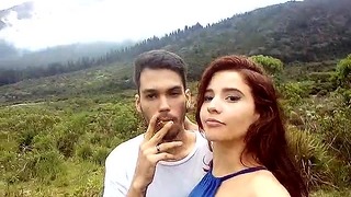 Hermosa Agatha Vega Con Su Novio Cogiendo Rico En Mérida En Las Montañas