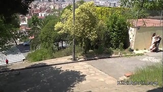 Outdoor Humiliation In Tunnel