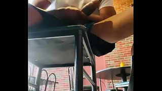 Risky Outdoor Jerking