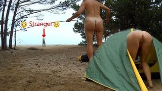 How To Set Up A Tent On The Beach Naked. Video Tutorial.