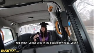 Fake Taxi College Graduate Melany Mendes Strips Off Her Robes