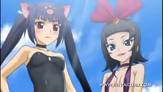 Filles Anime Hentai Rivage Sexy Femelles