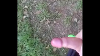 Jerk Off Outdoors