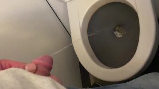 Soft Penis Pee Aboard A Moving Air Plane