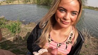 Big Tits Alexis Had To Suck Me Off During A Walk In The Park