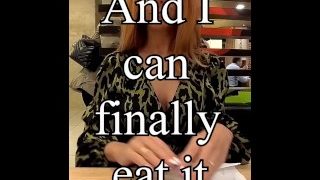 Cumwalk 2 In A Mall And Eat In Mdonalds
