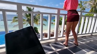Handcuffed Me And Controlled My Orgasm Public