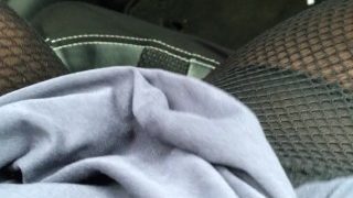 Having An Orgasm Behind The Wheel