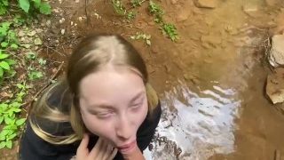 Трахнул Туристку У Водопада Публичный Секс