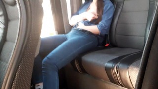 Risky Mastrubation In The Bus