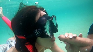 Horn Stepsister Can’t Hold And Suck My Dick At The Sea In Caribe.