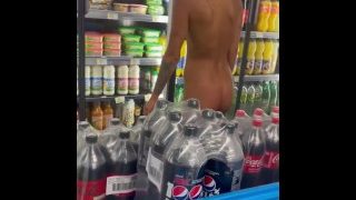 Monika Fox Came Fully Naked To The Grocery Store For Shopping Part 1