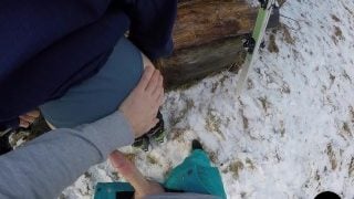 Moniteur De Ski Baise Son Élève Sexy Après Une Fellation – Couple Amateur POV Lily&Jack