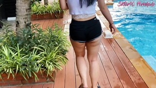 My Couple Perfect Body Thaigirl Swimming Pool