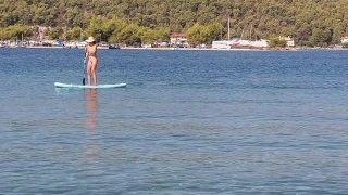 Totally Naked Adventure On Sup ,But I Am Not Alone…somebody Retrieved My “Naughty Behavior”