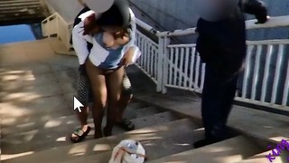 人前野战 我和老公在户外做爱给流浪汉看 并帮他手淫 2-1