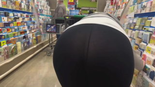 At Walmart Fat Ass See Through Wedgie