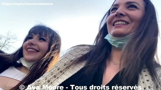 Ava Moore – On en suce dans les toilettes d'un parc à Lyon avec Luna Rival – Porno Realite
