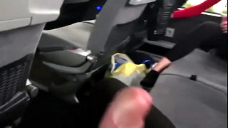 Blowjob In The Bus With Creampie